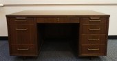 JOFCO FRUITWOOD DOUBLE-PEDESTA