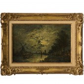 JOHAN BARTHOLD JONGKIND, OIL O