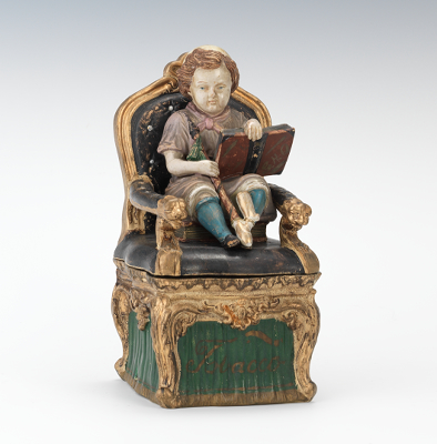 Johan Maresch Figural Tobacco Jar