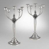 Johan Rohde. Acorn candelabra