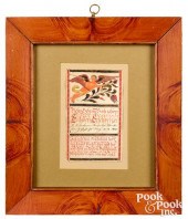 JOHANN ADAM EYER FRAKTUR BOOKP