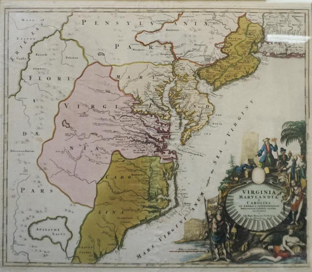 JOHANN B. HOMANN, CARTOGRAPHER,