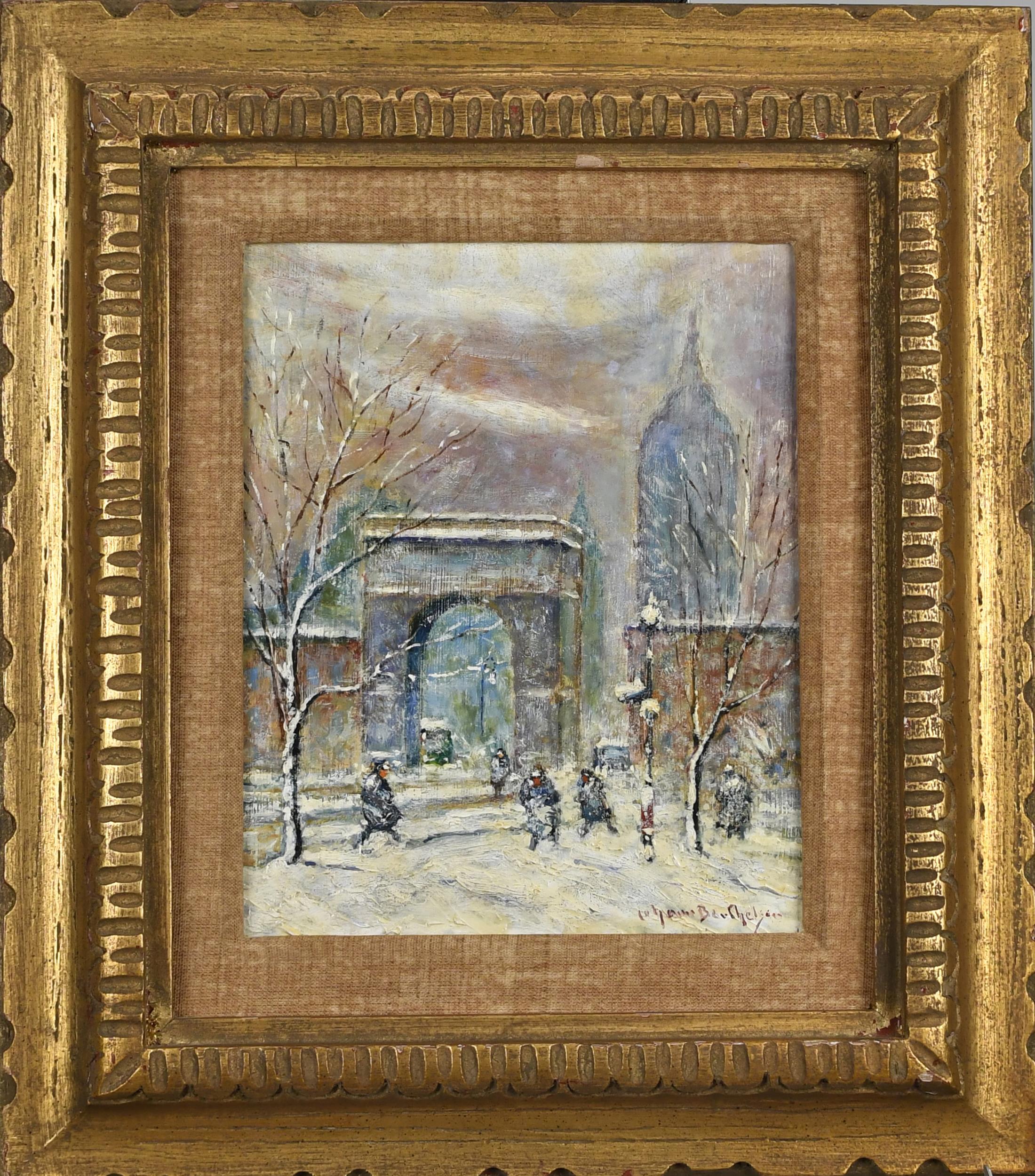 JOHANN BERTHELSEN OIL, WINTER IN