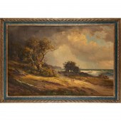 JOHANN CARMIENCKE, LARGE OIL O