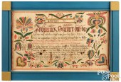 JOHANN CONRAD GILBERT, FRAKTUR