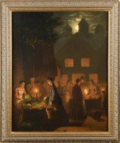 JOHANN M. CULVERHOUSE OIL ON C
