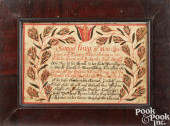JOHANN PETER GILBERT, FRAKTUR<