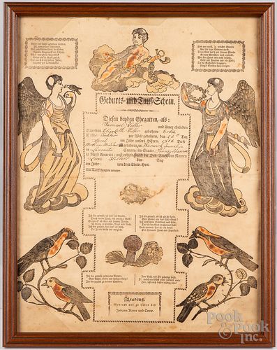 JOHANN RITTER PRINTED AND HAND