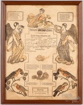 JOHANN RITTER PRINTED AND HAND