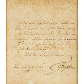 JOHANN WOLFGANG GOETHE, AUTOGR