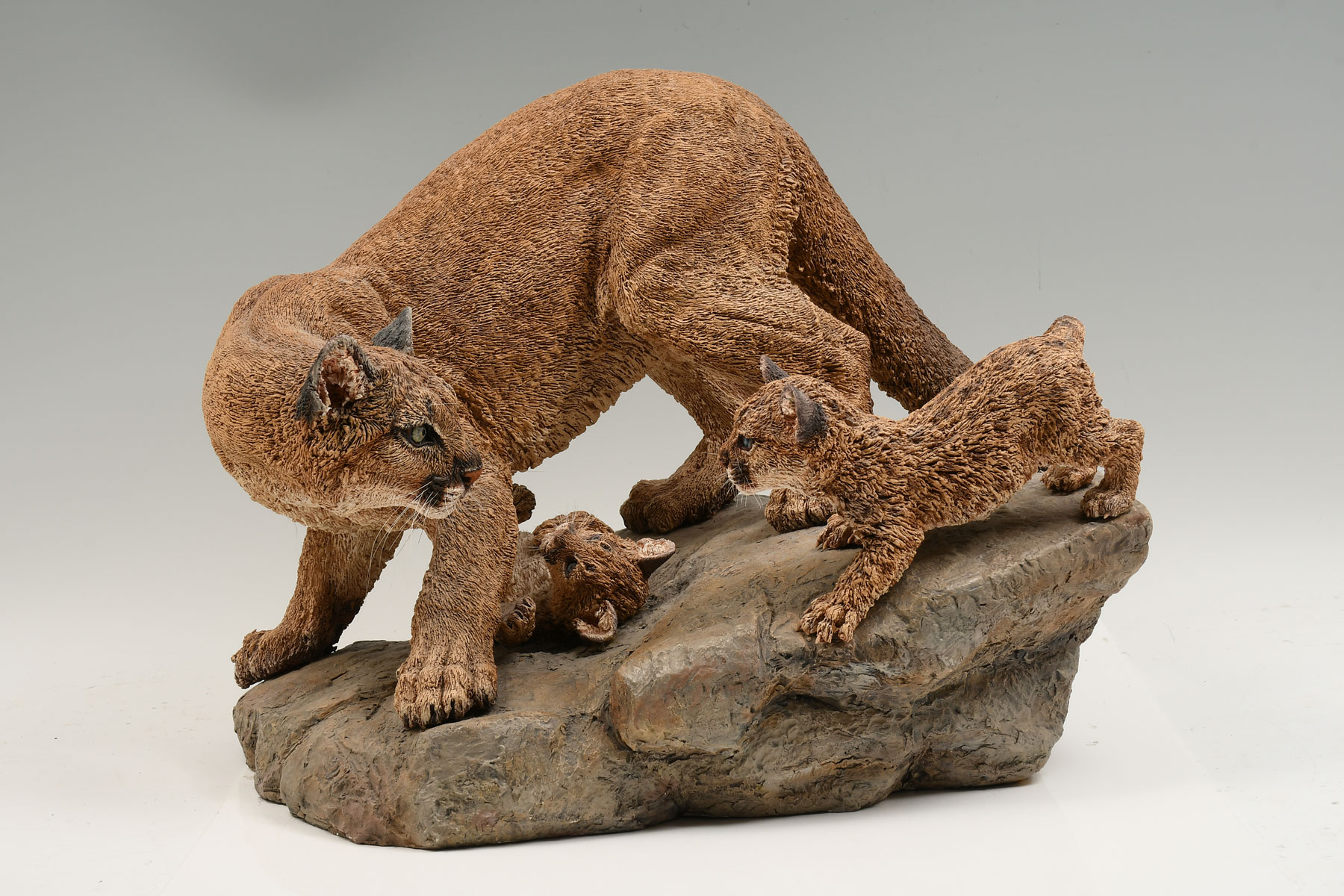 JOHANNA DRUMMOND CARVED CLAY COUGAR