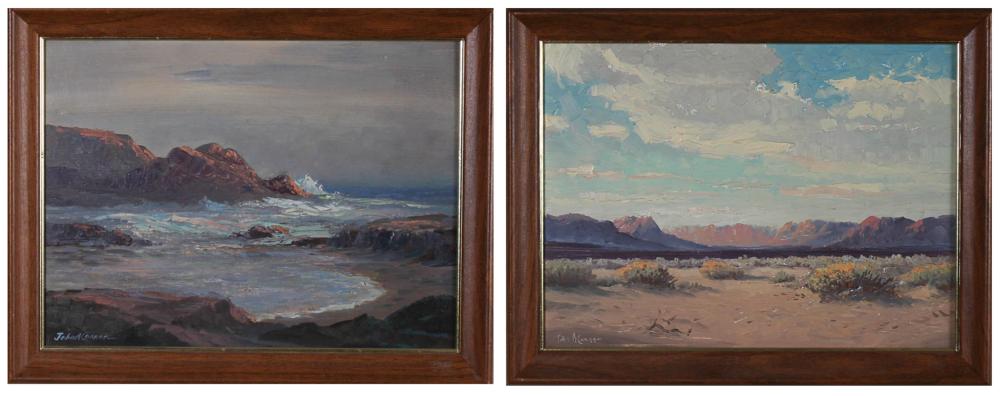 JOHN A. CONNER TWO OILS ON