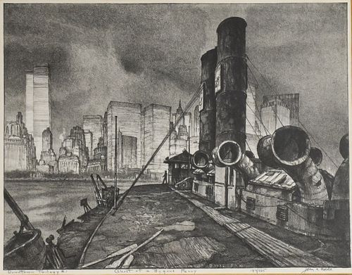 JOHN A. NOBLE LITHOGRAPH DOWNTOWN