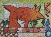 JOHN ABRAMS (B.1948) FRAMED PA