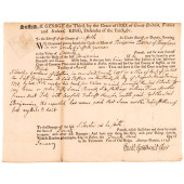 JOHN ADAMS 1773-DATED BOSTON L
