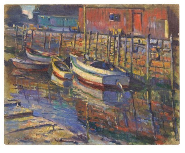 JOHN ADAMS SPELMAN (D.1941) FISHING