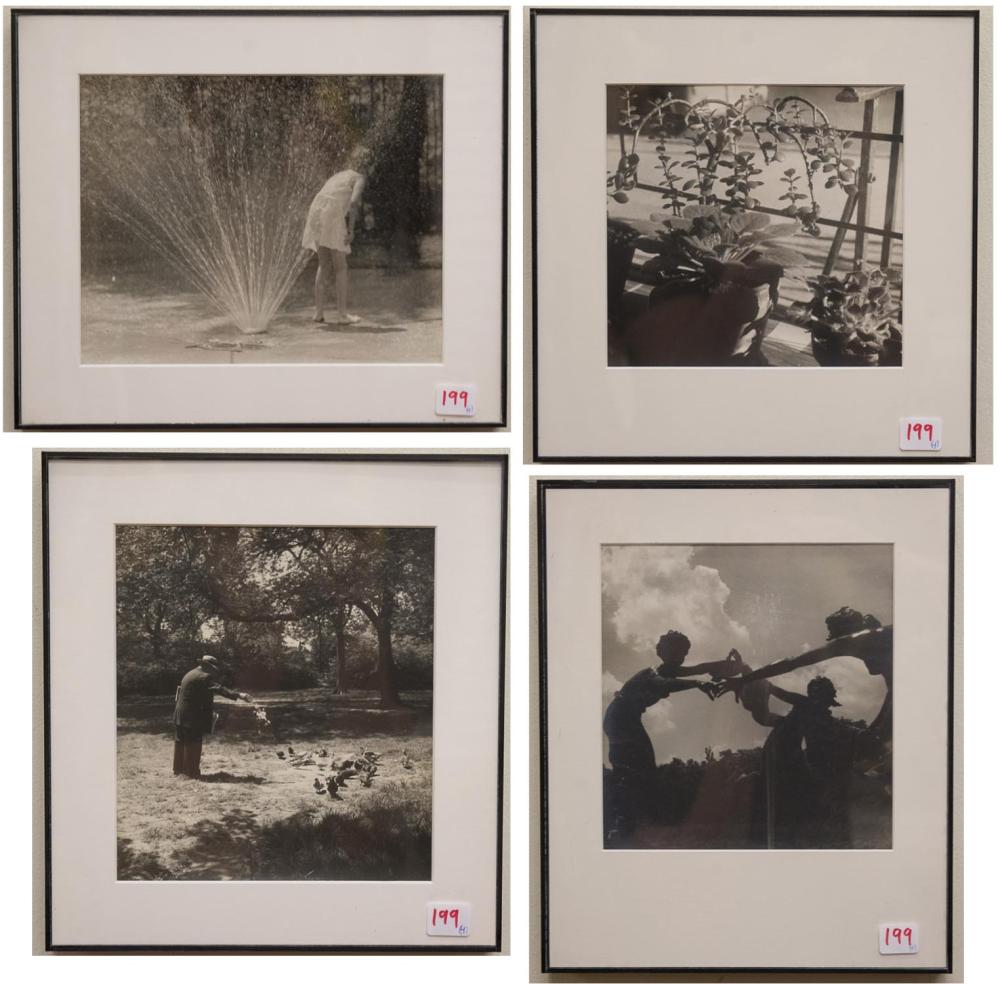JOHN ALBOK FOUR GELATIN SILVER