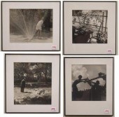 JOHN ALBOK FOUR GELATIN SILVER