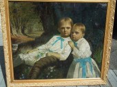 JOHN ANTROBUS PAINTING OF CHIL