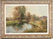 JOHN ARTHUR DEES OIL ON CANVAS
