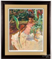 JOHN ASARO, SIGNED SERIGRAPHJo