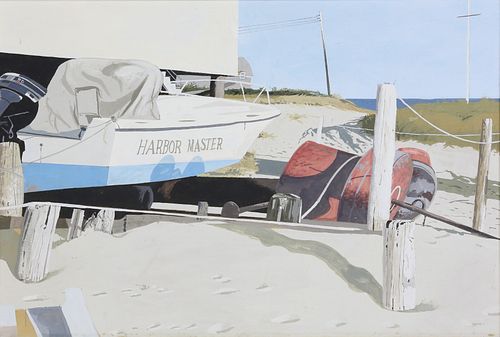 JOHN AUSTIN TEMPERA ON ARTIST BOARD