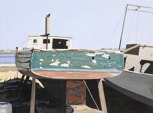 JOHN AUSTIN TEMPERA ON ARTIST BOARD