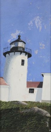 JOHN AUSTIN TEMPERA ON BOARD "