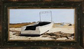 JOHN AUSTIN TEMPERA ON BOARD "