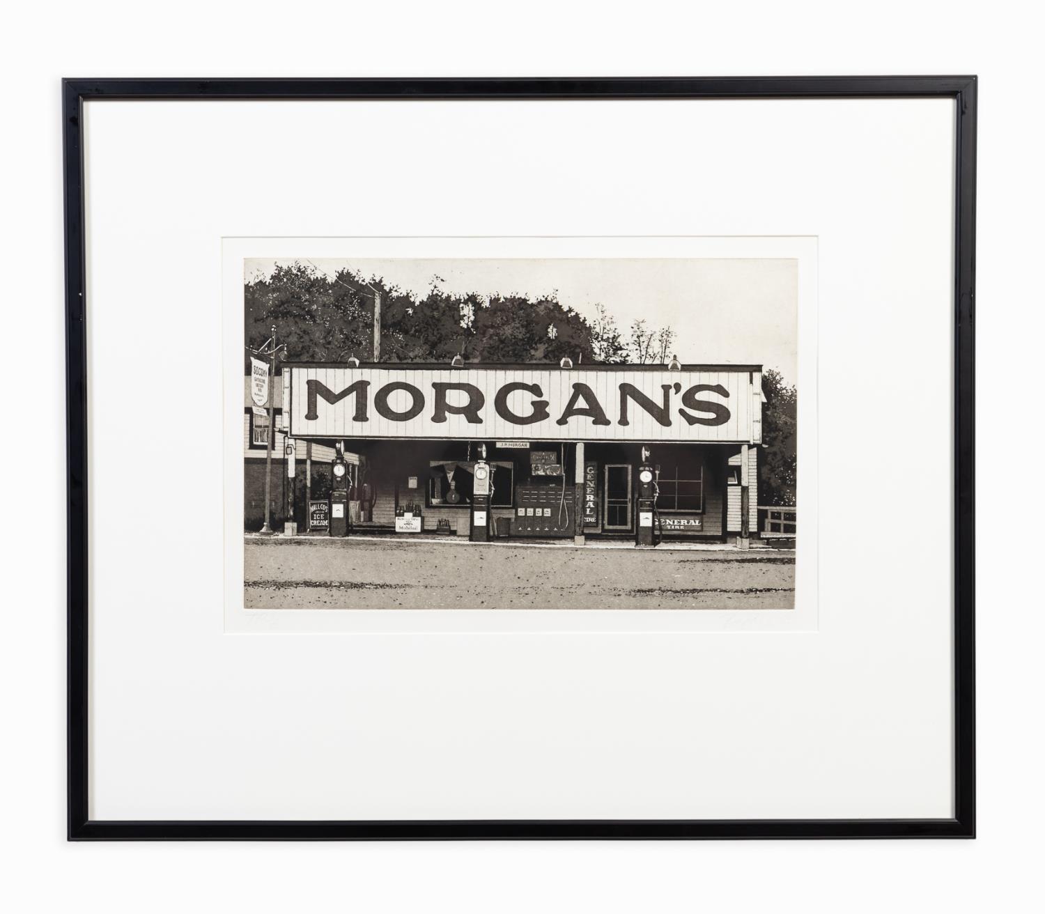 JOHN BAEDER, "MORGAN'S" ETCHING
