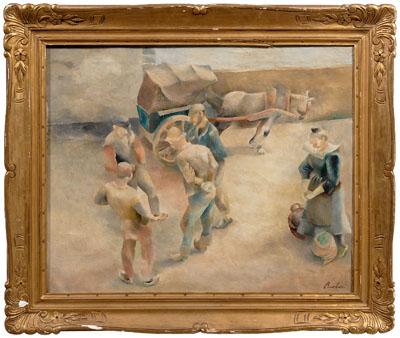 John Barber painting (New York,