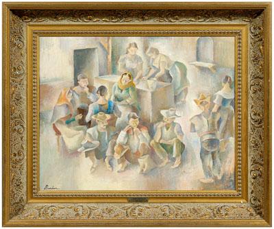 John Barber painting (New York,