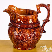 JOHN BELL REDWARE PITCHER, 19T