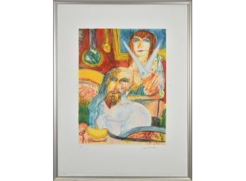 John Bellamy colored lithograph,