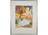John Bellamy colored lithograp
