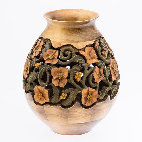 JOHN BERGER, TURNED AND CARVED WOOD
