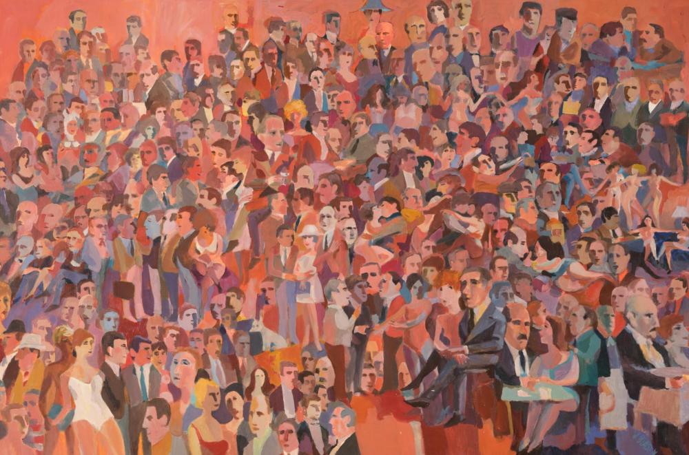 JOHN BLASEN OIL ON BOARDJOHN BLASEN
