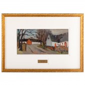 JOHN BOREN. THE VILLAGE, OIL (