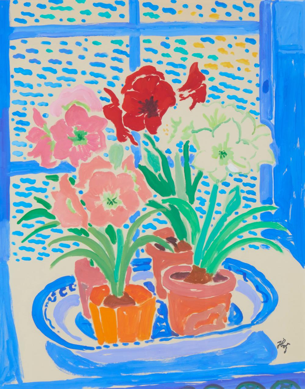 JOHN BOTZ, (1925-2003), FLORAL