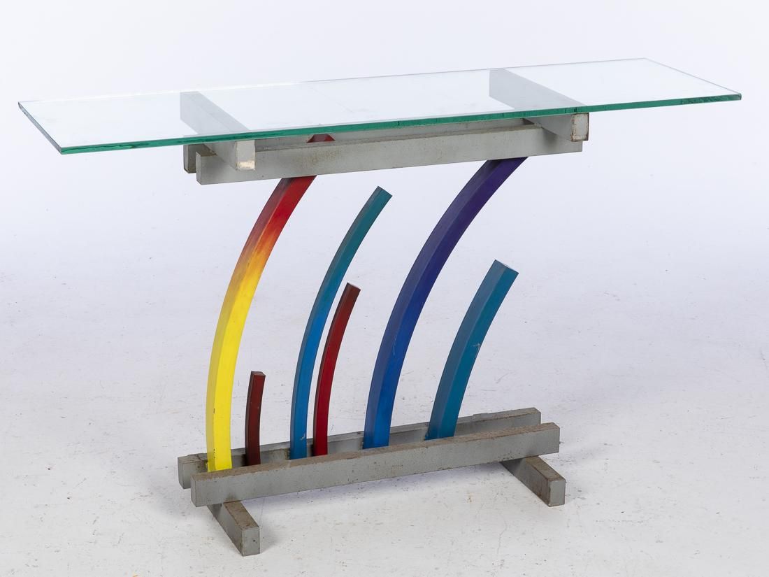 JOHN BUCCI, COLORED ARCHED METAL