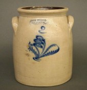 JOHN BURGER STONEWARE CROCKA 1