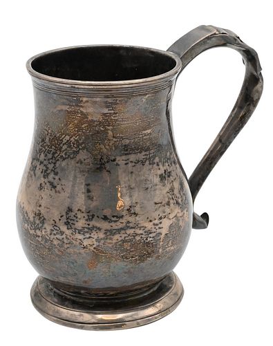 JOHN BURT SILVER CAN/MUG, HAVING