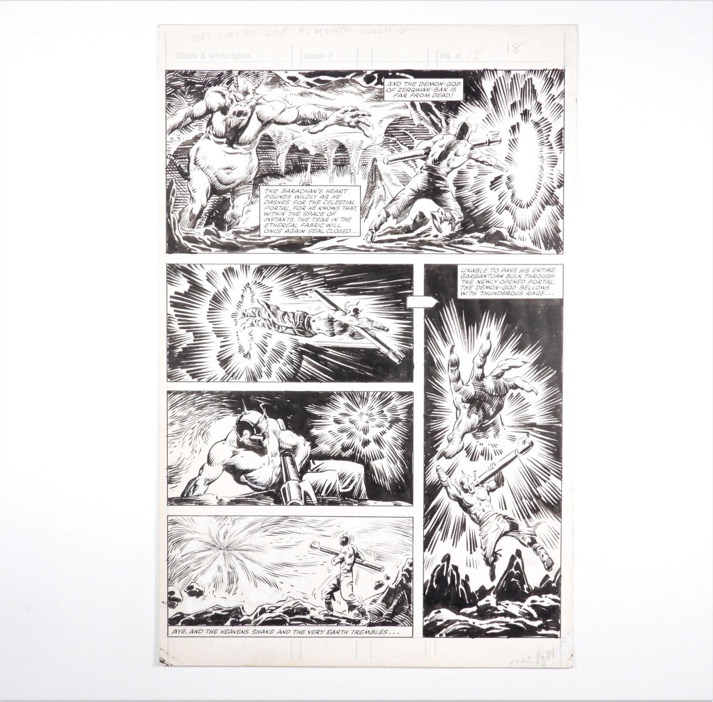 JOHN BUSCEMA SAVAGE SWORD OF