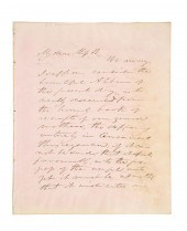 JOHN C. CALHOUN MANUSCRIPT LET