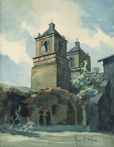 JOHN C. HARE (1908-1978) WATERCOLOR