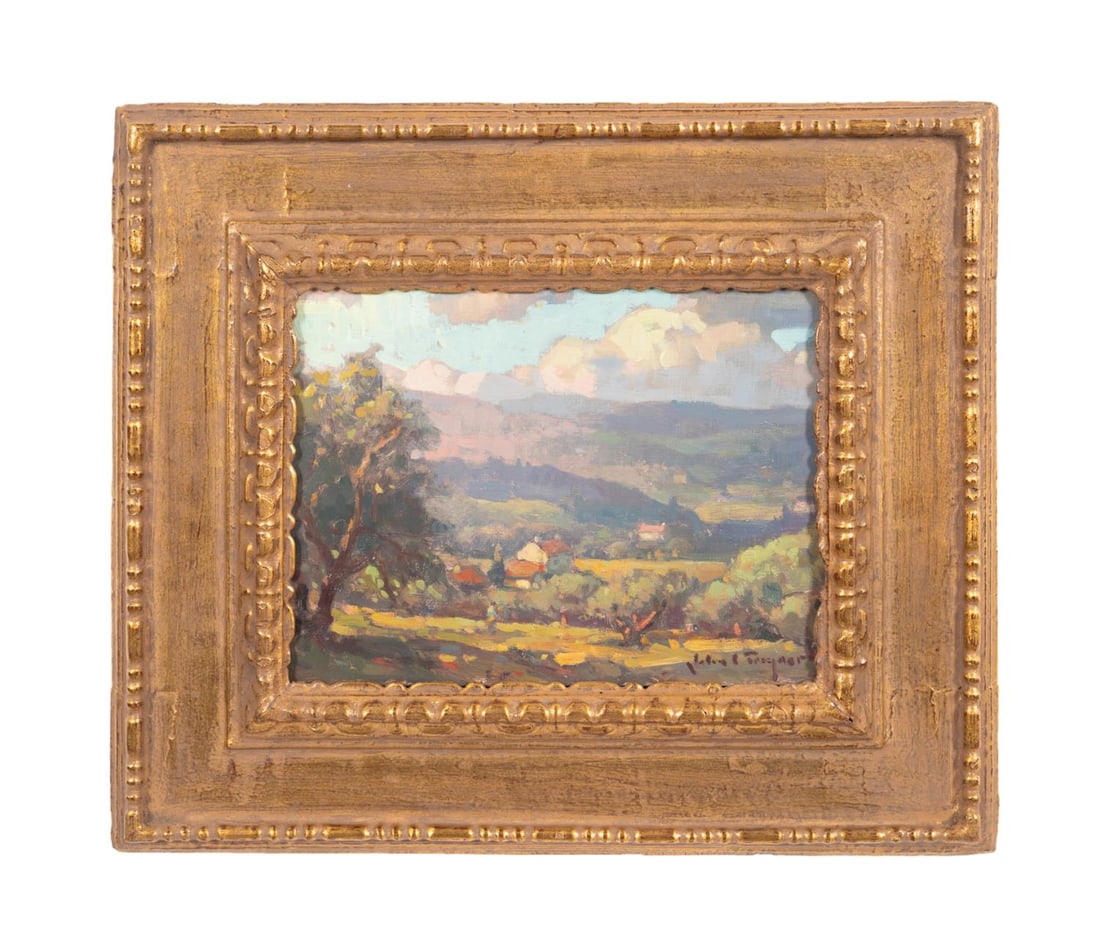 JOHN C. TRAYNOR LANDSCAPE OIL ON