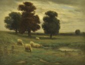 JOHN CARLETON WIGGINS OIL ON C