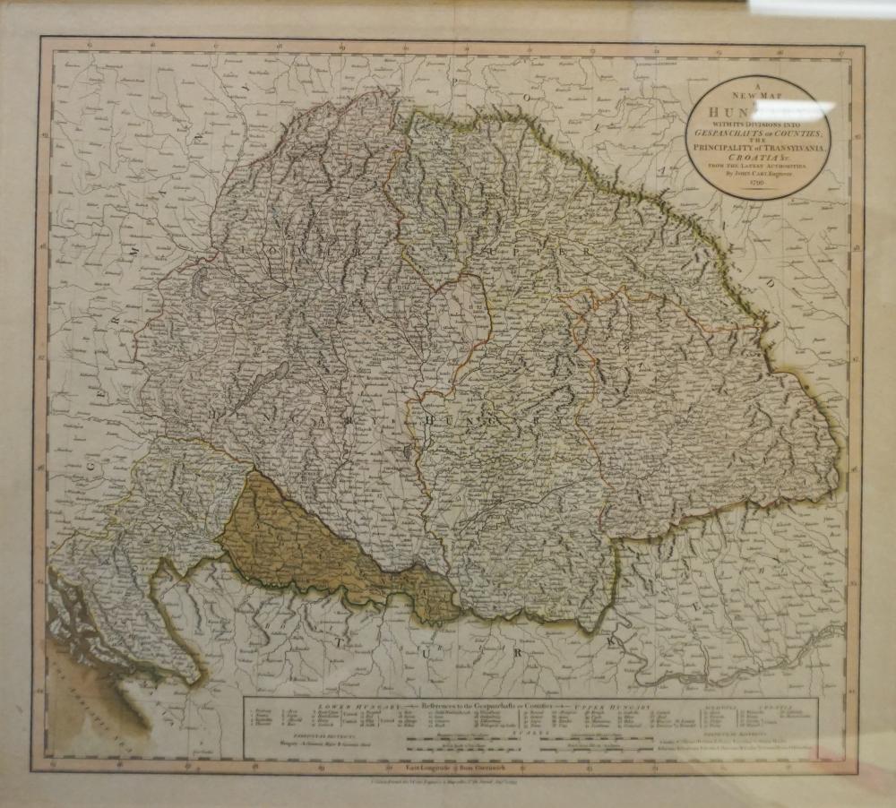 JOHN CARY, CARTOGRAPHER, ENGRAVED