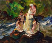 JOHN CASTIGON (1888-1972) OIL