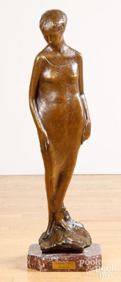 JOHN CAVANAUGH, BRONZE STANDIN